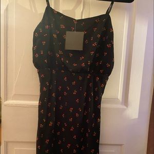 ModCloth "I Like You Cherry Much" Midi 🍒 Print Dress NWT Size M